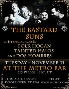 The Bastard Suns Tour poster